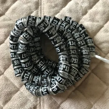 2019 pigeons ring black Japan birds rings 8mm diameter for inner-ring 1000pcs/Lot
2019 pigeons ring black Japan birds rings 8mm diameter for inner-ring 1000pcs/Lot