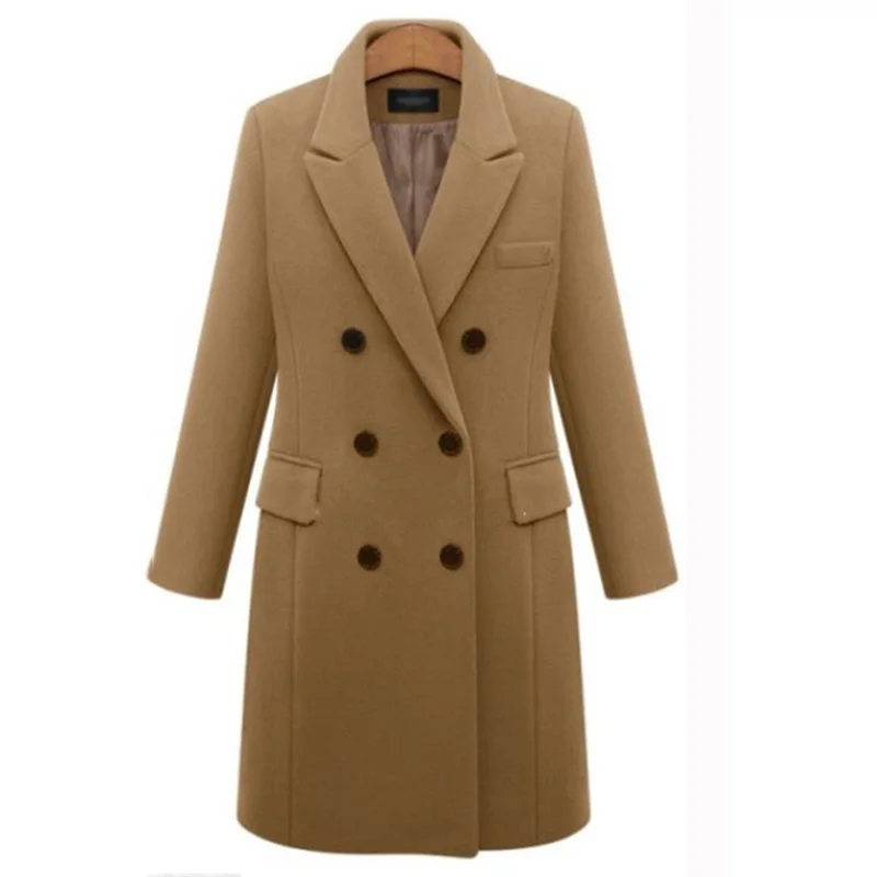 Women Turn-Down Collar Coat European High Quality Formal Wool Jacket Elegant Office Lady Black Long Sleeve Blazer Outerwear
Women Turn-Down Collar Coat European High Quality Formal Wool Jacket Elegant Office Lady Black Long Sleeve Blazer Outerwear