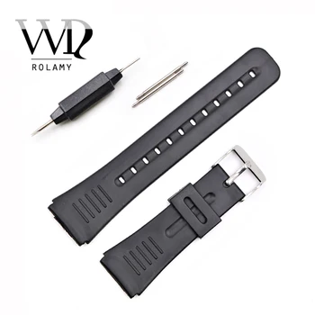 Rolamy 22mm Watch Band Strap Silicone Rubber Silver Polished Pin Spring Bar Buckle Black Replacement Straight End Watchband
Rolamy 22mm Watch Band Strap Silicone Rubber Silver Polished Pin Spring Bar Buckle Black Replacement Straight End Watchband