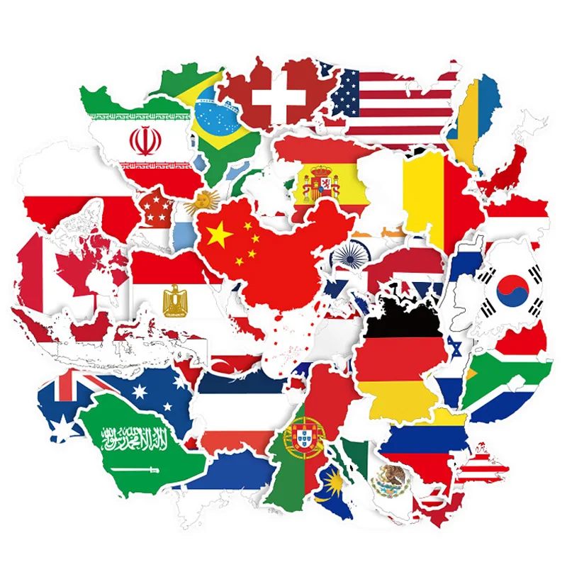 50Pcs World Map Stickers For Soccer Cup Football Suitcase Skateboard Laptop Motorcycle Car Accessories National Flag Stickers
50Pcs World Map Stickers For Soccer Cup Football Suitcase Skateboard Laptop Motorcycle Car Accessories National Flag Stickers
