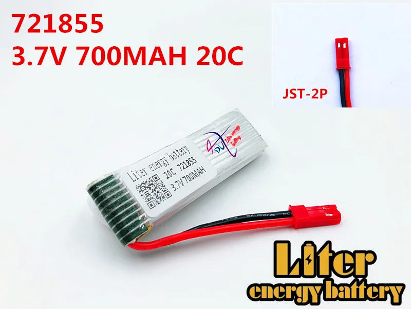 3 7 V 700mAh литий-полимерный для WLtoys V929 V949 V959 V212 V222 H07 Udi U815A U818A 6039 Lipo batterij 721855 + зарядное