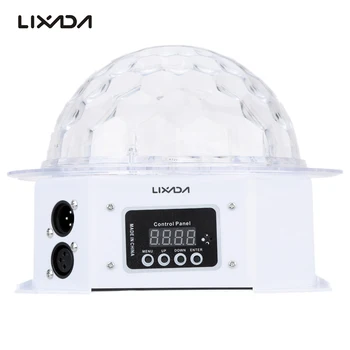 

Lixada Dmx-512 Disco Ball Beam Stage Light 7 Channels Led Rotating Strobe Rgbpyw Crystal Magic Effect Par Light Dj Stage Lamp