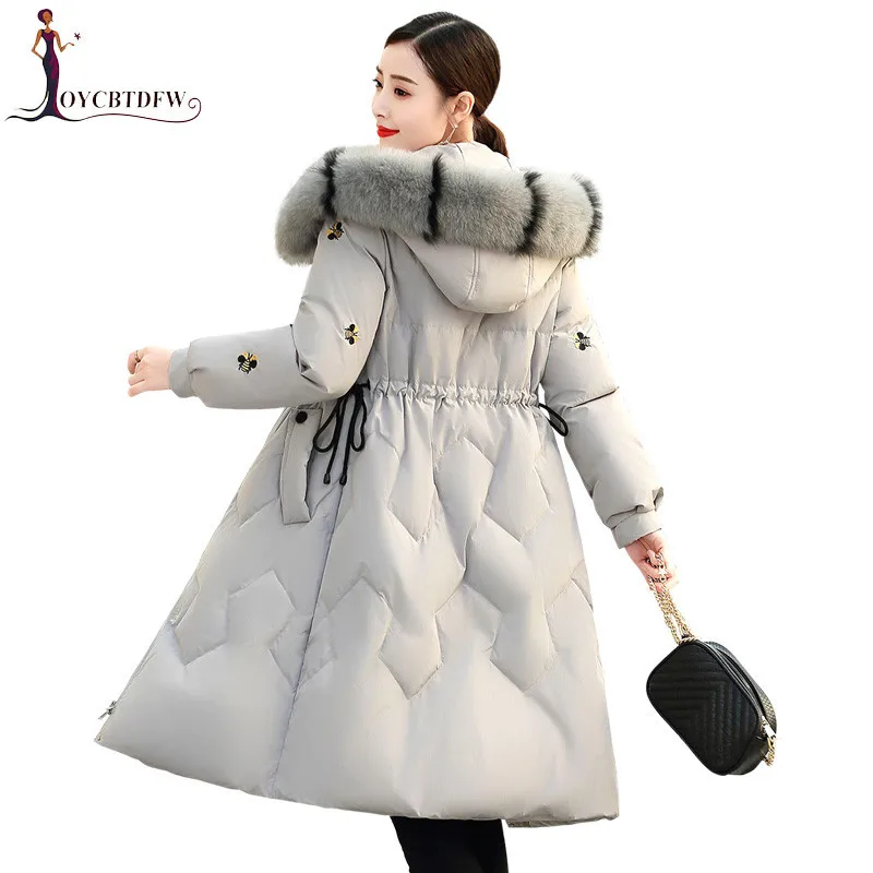 Women Feather Down Jacket Jurchen Fox Fur Collar Coat 2018 Winter New Thick Warm Coat Quality 90% White Duck Down Overcoat TTT26
Women Feather Down Jacket Jurchen Fox Fur Collar Coat 2018 Winter New Thick Warm Coat Quality 90% White Duck Down Overcoat TTT26