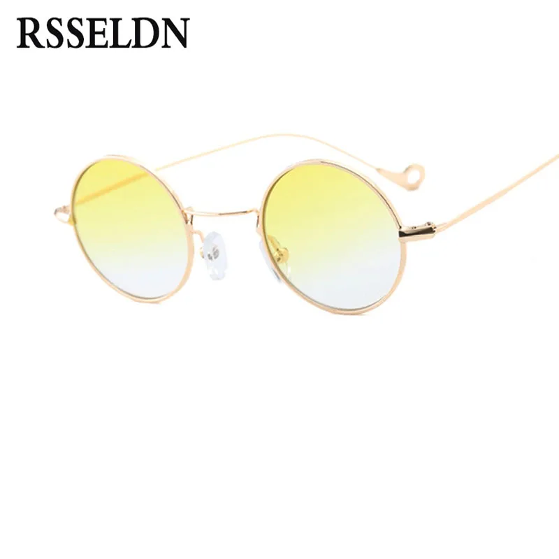 RSSELDN Retro Small Round Sunglasses Men Brown Green Yellow Lens Metal Frame Fashion Sun Glasses For Women Brand Vintage UV400
RSSELDN Retro Small Round Sunglasses Men Brown Green Yellow Lens Metal Frame Fashion Sun Glasses For Women Brand Vintage UV400