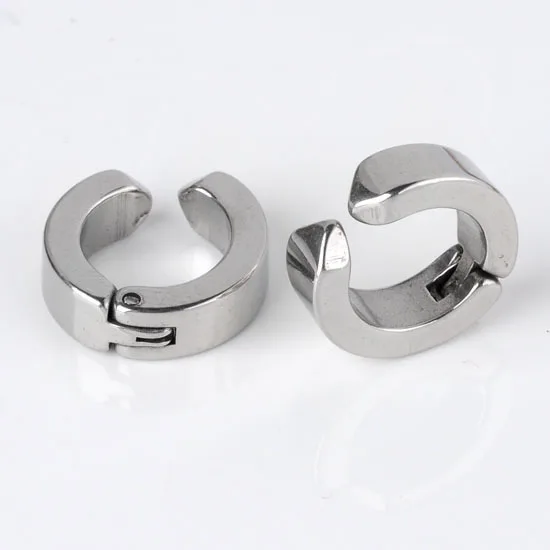 Ayliss 4pcs Men Stainless Steel Fake Piercing Ear Stud Cuff Hoop Non-Piercing Clip-on Earrings Punk Dilataciones Falsas Piercing
Ayliss 4pcs Men Stainless Steel Fake Piercing Ear Stud Cuff Hoop Non-Piercing Clip-on Earrings Punk Dilataciones Falsas Piercing