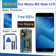 Écran tactile LCD en verre de haute qualité pour Meizu M5 Note 5.5 pouces, avec châssis 1920x1080, nouveau=