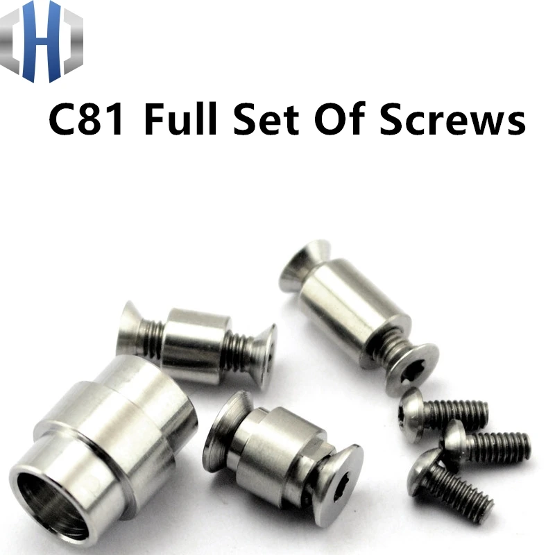 Spider Knife C81 Screw Spider Handle Screw C81Para/2 Blade Screw Titanium Alloy Nail EDC Knife C81 Full Set Of Screws
Spider Knife C81 Screw Spider Handle Screw C81Para/2 Blade Screw Titanium Alloy Nail EDC Knife C81 Full Set Of Screws