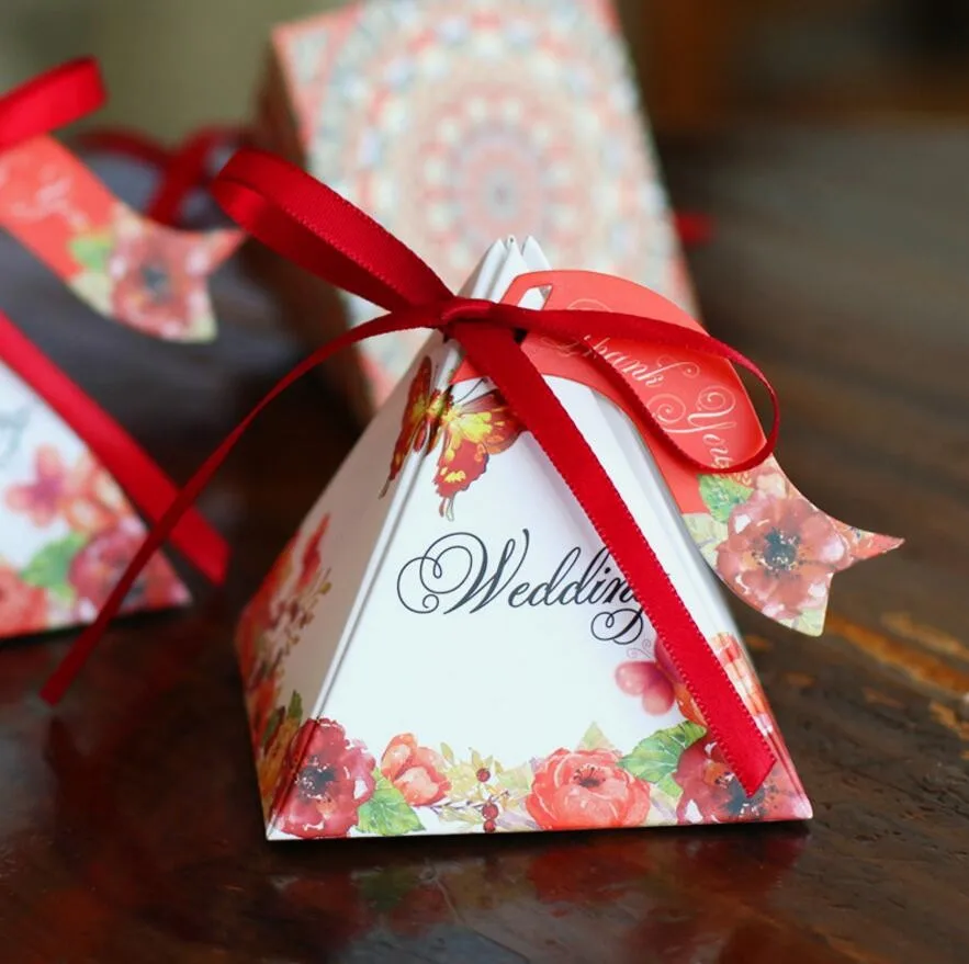 creative wedding candy box chocolate gift party paper favor box
