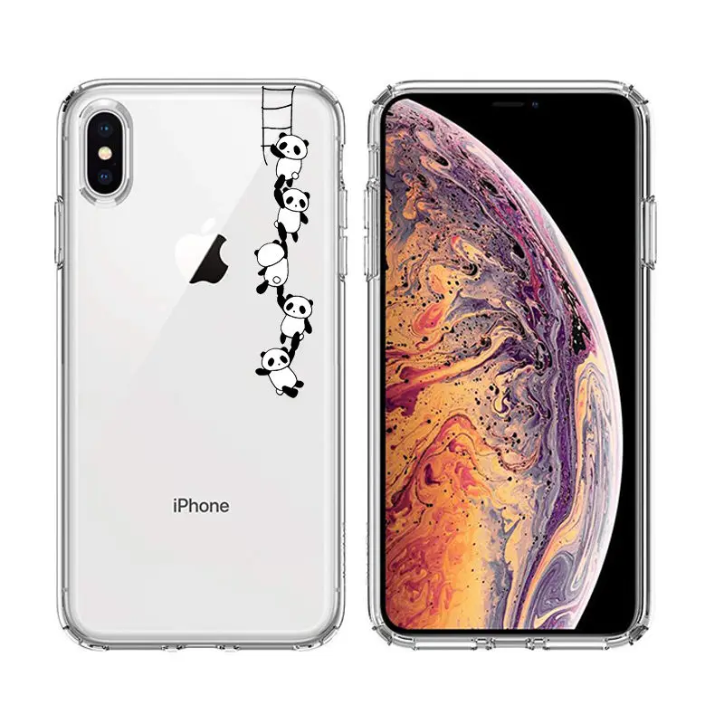 Arvin Painted Case FOR Iphone 5 5S 6s Plus X XS Max XR Soft Silicon Cover FOR Iphone 6s Clear Protective TPU Back Cover for 7 8 (6)
