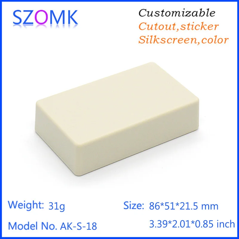 plastic enclosure for electronics control box szomk diy enclosure junction box plastic housing small abs instrument enclosure distribution box black plastic box enclosure electronics case (10).jpg
