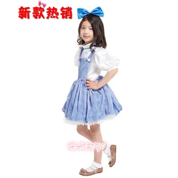 Hot Sell Blue & White Girl Fancy Dress Dorothy Costume Outfit Halloween Costume for girls
Hot Sell Blue & White Girl Fancy Dress Dorothy Costume Outfit Halloween Costume for girls
