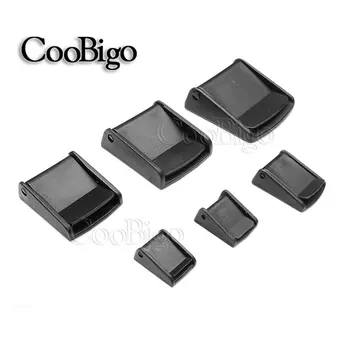 

1000pcs Plastic Black Cam Belt Buckles Toggle Clip For Tactical Backpack Straps Webbing Bag Parts Accessories Pick 5/8"~2"