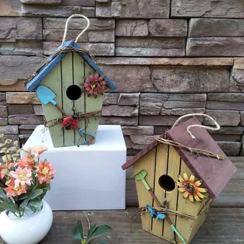 Direct Bird House Rural Countryside Log Cabin Wood House The Bird's Nest Outdoors Pendant Decoration Arts And Crafts Wholesale
Direct Bird House Rural Countryside Log Cabin Wood House The Bird's Nest Outdoors Pendant Decoration Arts And Crafts Wholesale