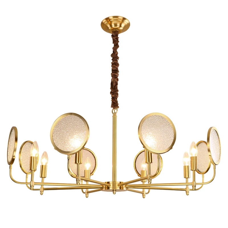 Nordic Real Brass Frosted Glass Pendant Light Modern Simple Living Room Restaurant 6/8 Heads E14 LED Bulbs Luxury Droplight
Nordic Real Brass Frosted Glass Pendant Light Modern Simple Living Room Restaurant 6/8 Heads E14 LED Bulbs Luxury Droplight