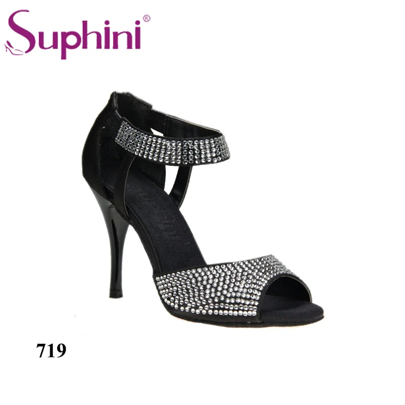 Free Shipping Rhinestone Crystal Dance Shoes High Heel Dance Party Shoes Black Tango Dance Shoes
Free Shipping Rhinestone Crystal Dance Shoes High Heel Dance Party Shoes Black Tango Dance Shoes