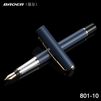 High Quality Iraurita Fountain Pen Full Frosted blue Golden Clip Luxury Pens Baoer Caneta Stationery Office School Supplies
High Quality Iraurita Fountain Pen Full Frosted blue Golden Clip Luxury Pens Baoer Caneta Stationery Office School Supplies