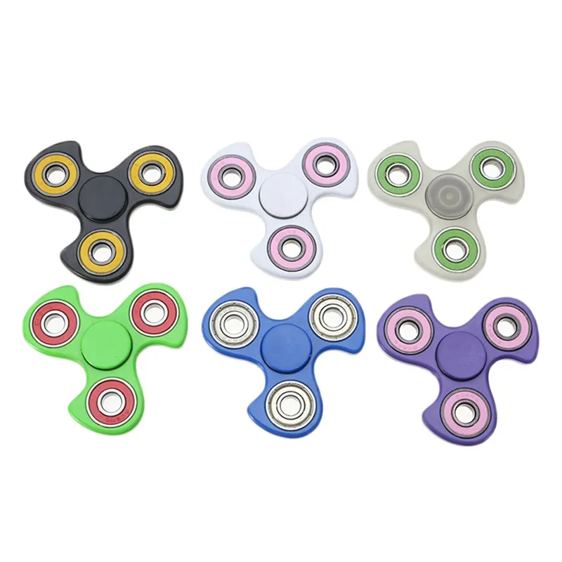 

Plastic Fidget Hand Spinner ADHD Austim Fingertips Fingers Gyro Reduce Stress Toy Gift For Children Adult