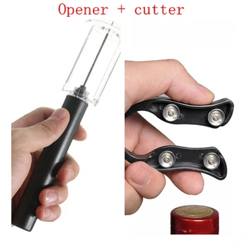 Red Wine Opener Air Pump Stainless Steel Pin Type Bottle Openers Kitchen Opening Cork Out Tools Bar Accessories Wine Cutter
Red Wine Opener Air Pump Stainless Steel Pin Type Bottle Openers Kitchen Opening Cork Out Tools Bar Accessories Wine Cutter