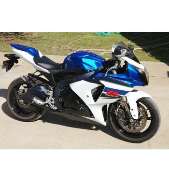 White w/ Blue Fairing Injection ABS Bodywork Cowl Kit for 2009-2015 Suzuki GSXR GSX-R 1000
White w/ Blue Fairing Injection ABS Bodywork Cowl Kit for 2009-2015 Suzuki GSXR GSX-R 1000