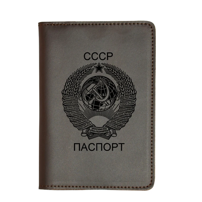 Кожаный держатель для паспорта с гравировкой|Принадлежности путешествия| |