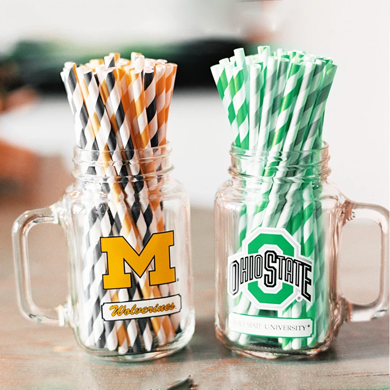 25pcs/lot Multi-color stripes Paper Straws for Birthday Wedding Party Decorative Creative Drinking Straws Holiday Party Supply
25pcs/lot Multi-color stripes Paper Straws for Birthday Wedding Party Decorative Creative Drinking Straws Holiday Party Supply