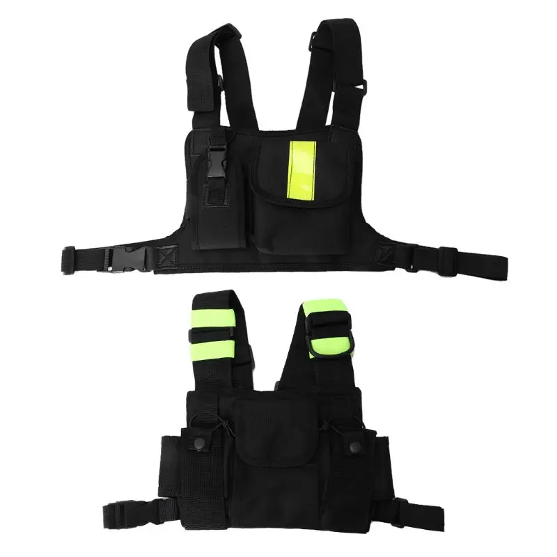 Universal Portable Green Reflective Single Or Double Walkie-talkie High-grade Tactical Chest bag interphone holer
Universal Portable Green Reflective Single Or Double Walkie-talkie High-grade Tactical Chest bag interphone holer