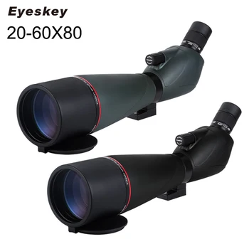 Eyeskey Waterproof Angled 20-60x80 Zoom Hunting Telescope Spotting Scope Nitrogen Filled for Birding Watching Wildlife
Eyeskey Waterproof Angled 20-60x80 Zoom Hunting Telescope Spotting Scope Nitrogen Filled for Birding Watching Wildlife
