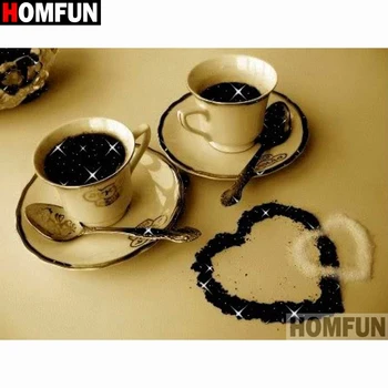 HOMFUN Full Square/Round Drill 5D DIY Diamond Painting "Coffee heart" 3D Embroidery Cross Stitch 5D Home Decor A14967
HOMFUN Full Square/Round Drill 5D DIY Diamond Painting "Coffee heart" 3D Embroidery Cross Stitch 5D Home Decor A14967