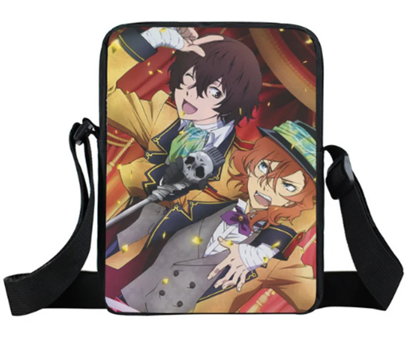 Anime Bungou Stray Dogs Mini Crossbody Bags Boys Girls Satchel Dazai Osamu Chuya Nakahara Shoulder Bag Kids Travel Portable Bags
Anime Bungou Stray Dogs Mini Crossbody Bags Boys Girls Satchel Dazai Osamu Chuya Nakahara Shoulder Bag Kids Travel Portable Bags