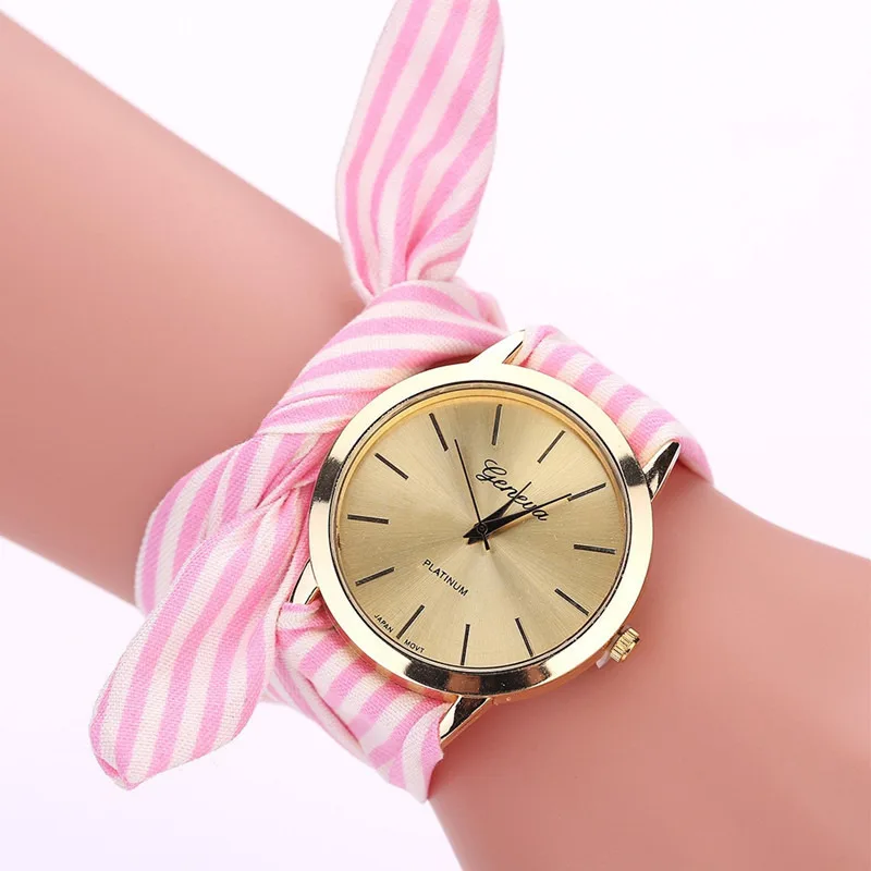 Fashion Women's Watches Geneva Cloth Strap Women Wristwatch Summer Colorful Ladies Watches Clock reloj mujer zegarek damski
Fashion Women's Watches Geneva Cloth Strap Women Wristwatch Summer Colorful Ladies Watches Clock reloj mujer zegarek damski