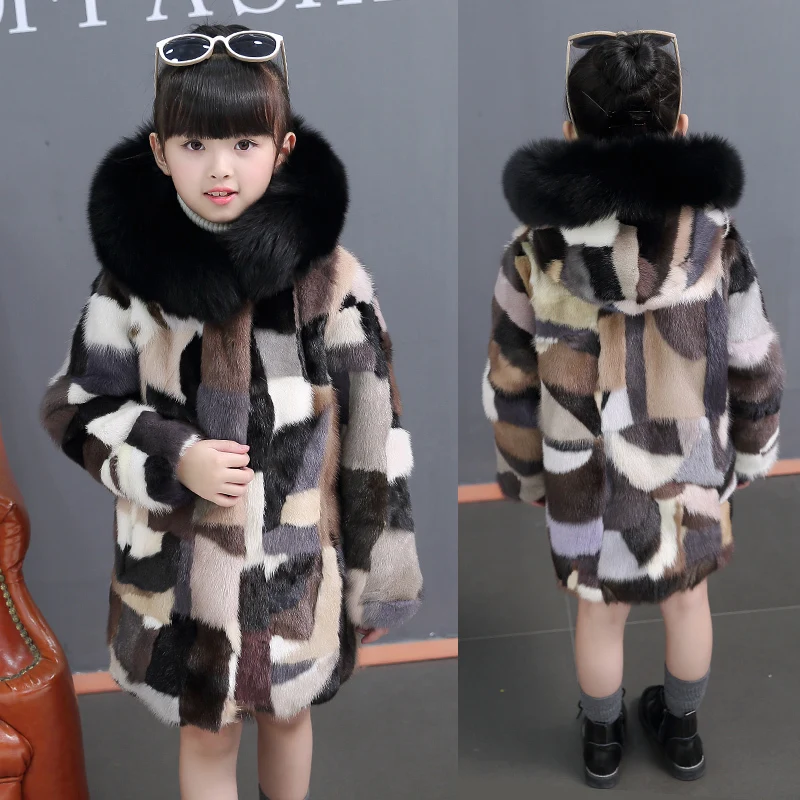 2018 new Girls mink fur coat kids fur jacket children wear mink coat baby big spell sable mink fur jacket plus sizes FDL8003
2018 new Girls mink fur coat kids fur jacket children wear mink coat baby big spell sable mink fur jacket plus sizes FDL8003