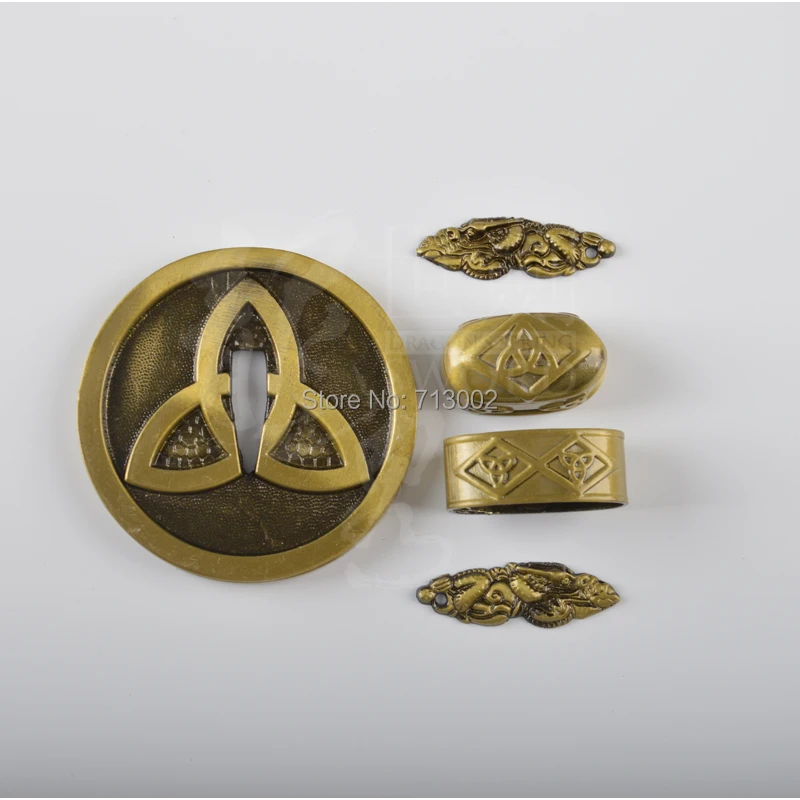 Set Accessory Fitting Tsuba For Japanese Sword Samurai Katana Saber parts 
Set Accessory Fitting Tsuba For Japanese Sword Samurai Katana Saber parts