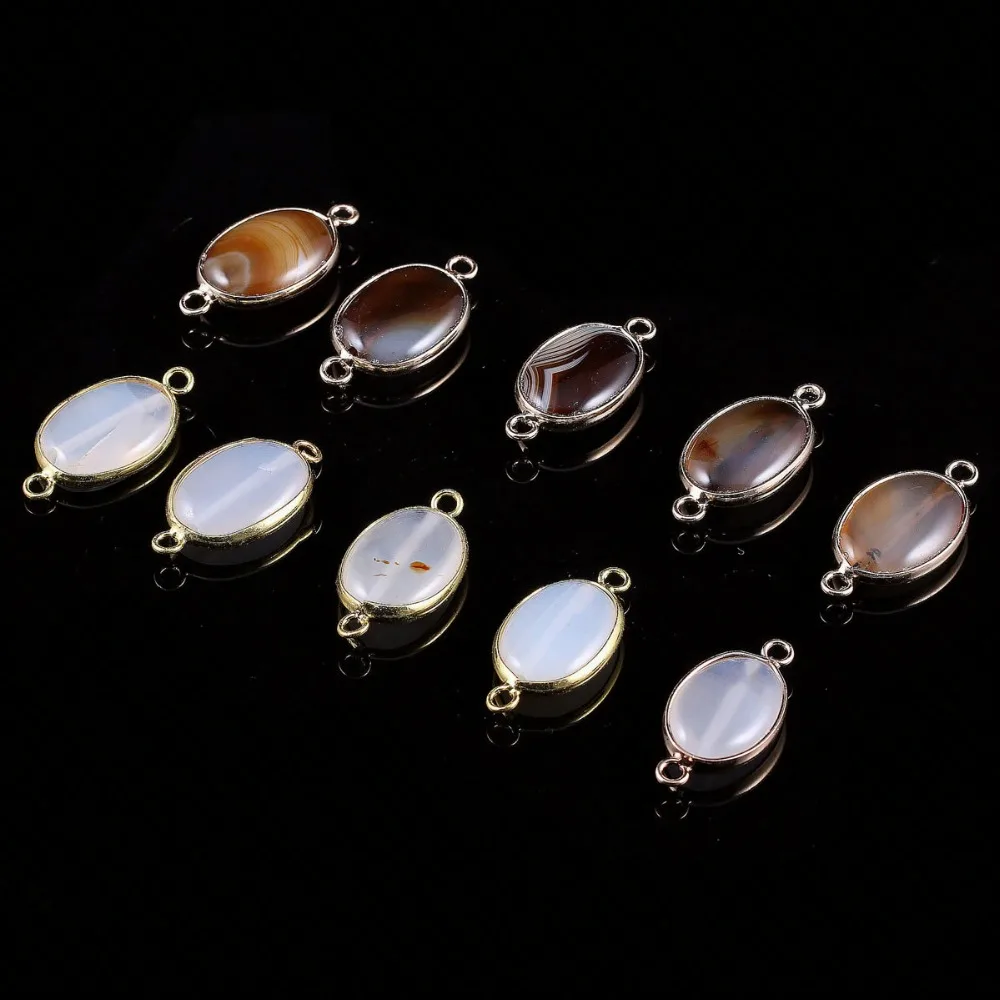 Best selling natural stone connector geometry natural stone double hole connector charm DIY pendant jewelry accessories19x23mm
Best selling natural stone connector geometry natural stone double hole connector charm DIY pendant jewelry accessories19x23mm