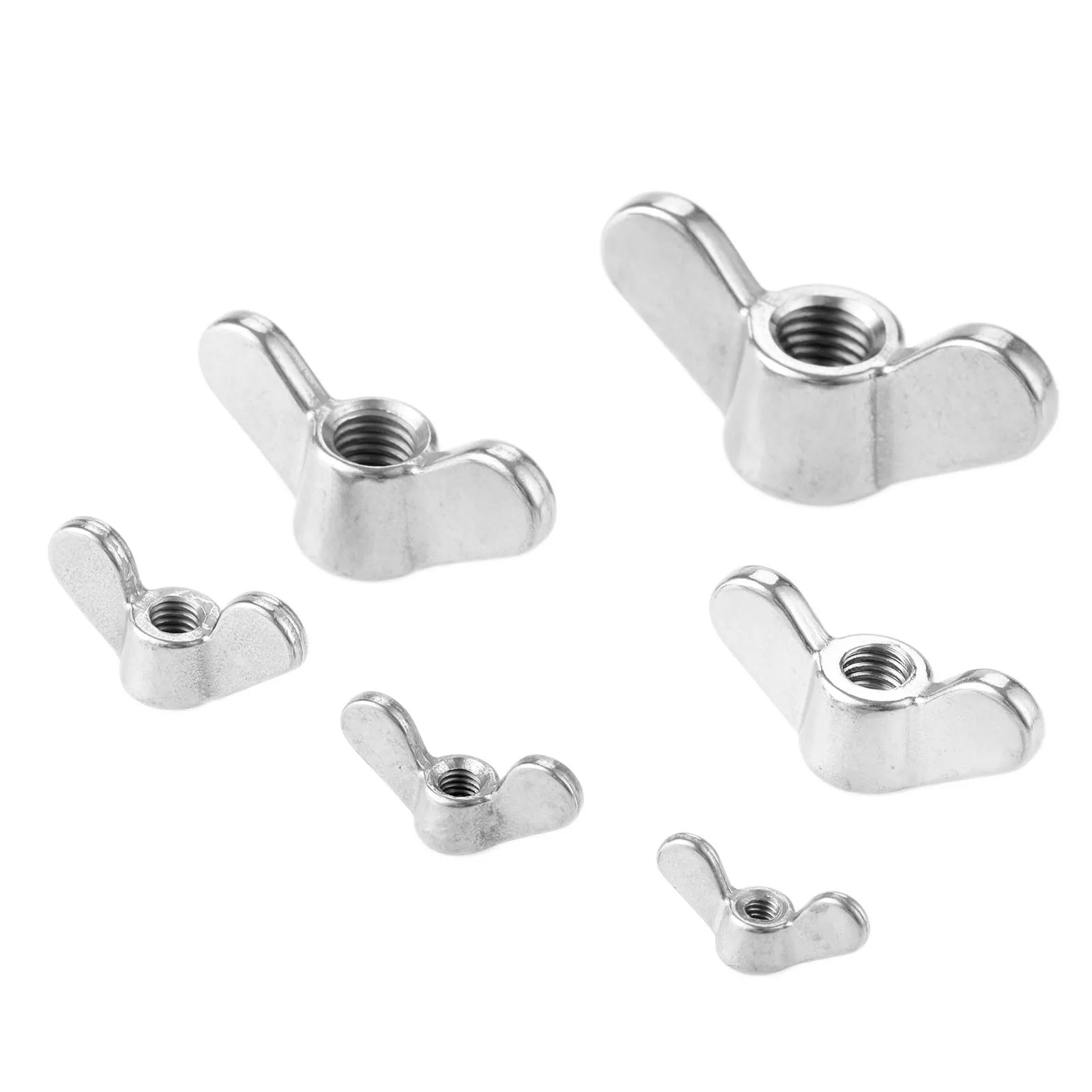 10 Pcs Marine M4 M5 M6 M8 M10 M12 Thread Stainless Steel 304 Butterfly Wing Nuts Wingnut Machine Fastener Use Boats Accessories
10 Pcs Marine M4 M5 M6 M8 M10 M12 Thread Stainless Steel 304 Butterfly Wing Nuts Wingnut Machine Fastener Use Boats Accessories