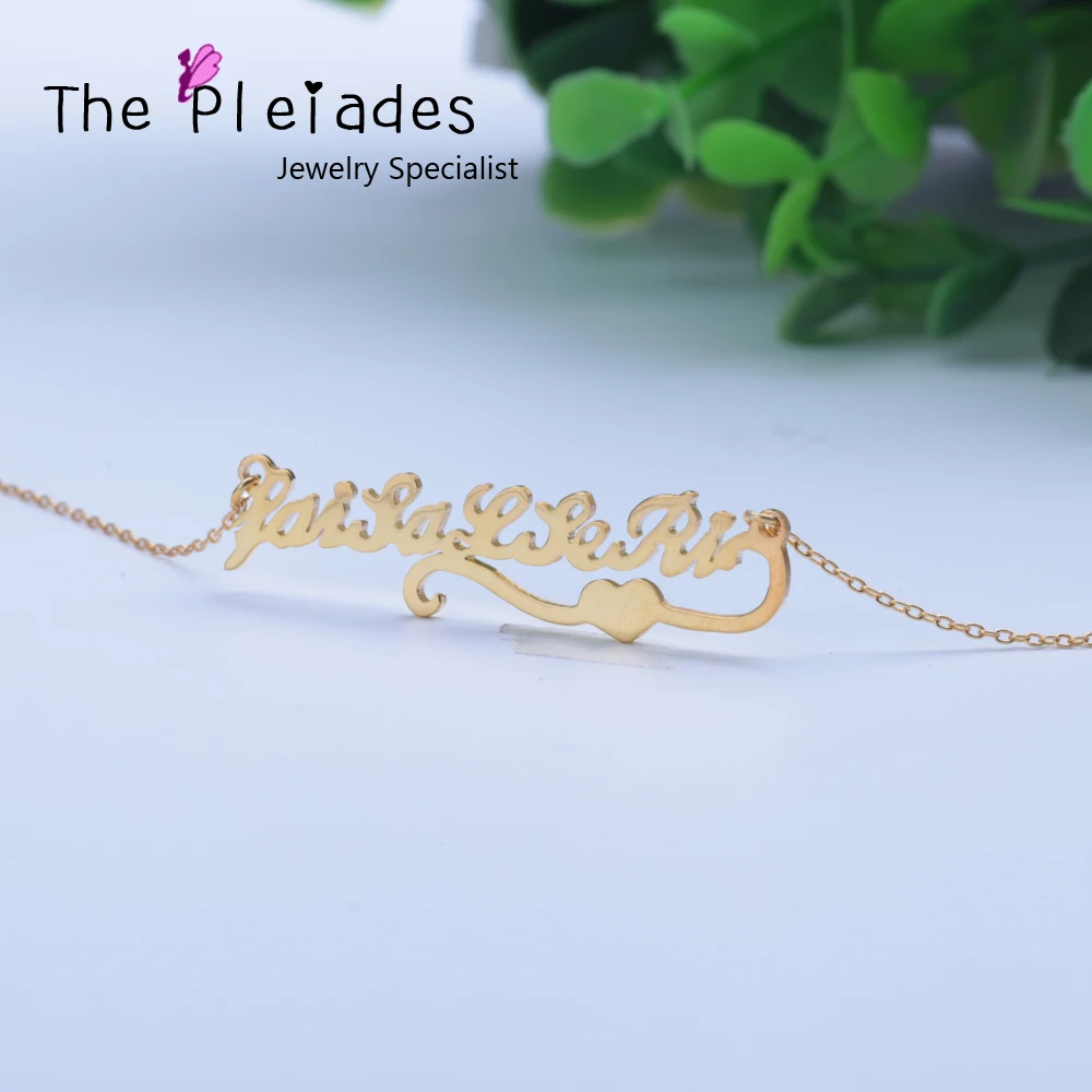 Name Necklace Custom Name With Heart Lace Personalized Solid Silver Pendent Custom Design Jewelry Gift For Girl BBF
Name Necklace Custom Name With Heart Lace Personalized Solid Silver Pendent Custom Design Jewelry Gift For Girl BBF