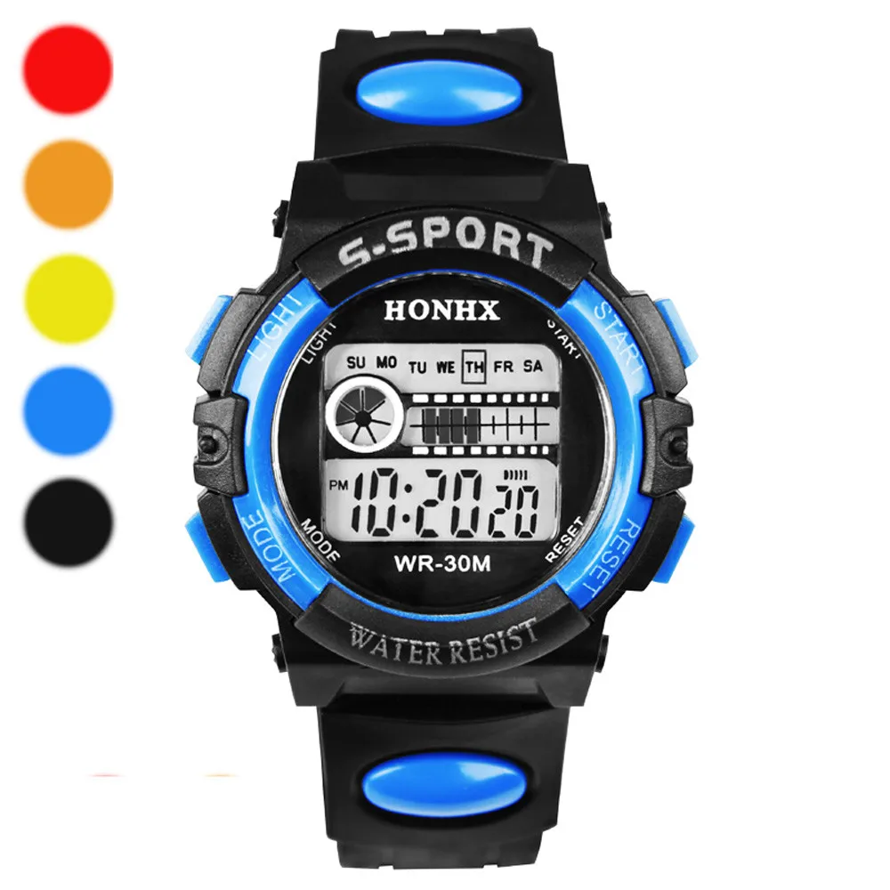 Digital Watch Men Women Relogio Sport Waterproof Outdoor Mountaineering Sports Men LED Quartz Wrist Watch 5 Color
Digital Watch Men Women Relogio Sport Waterproof Outdoor Mountaineering Sports Men LED Quartz Wrist Watch 5 Color