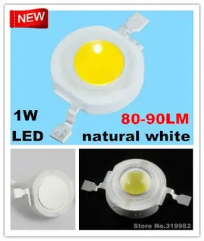 

50pcs/lot, 80-90LM 1W Led beads natural sun white, 4000-4500K led high power beads, 80-90 lumen, (No: DY8-1W-NW ) freeshipping