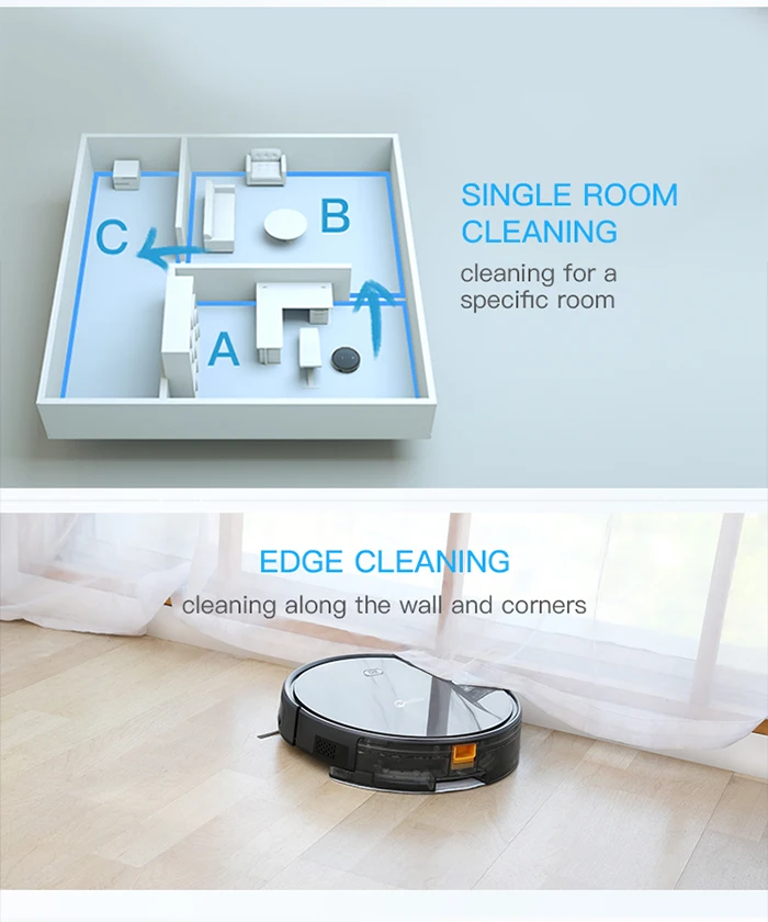 NEATSVOR X500 1800PA Robot Vacuum Cleaner for Wet or Dry Mopping with Map Navigation and Anti Collision Feature 17 NEATSVOR X500 1800PA Robot Vacuum Cleaner for Wet or Dry Mopping with Map Navigation and Anti Collision Feature 22