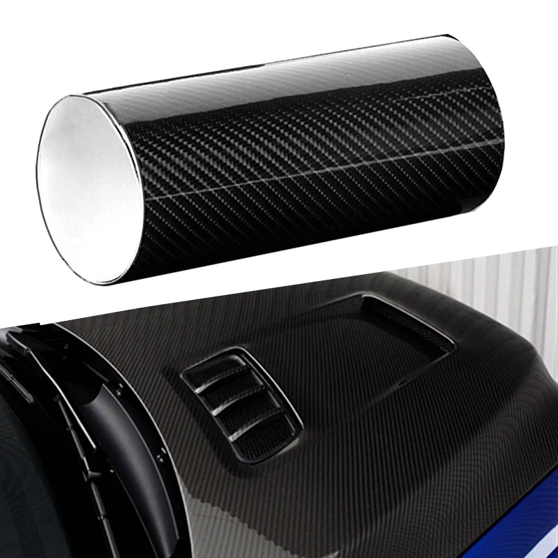 6D Shiny Black High Gloss Auto Sticker Sheet Smooth Carbon Fiber Pattern Car Film Wrap Decal for automobile roofs trunk
6D Shiny Black High Gloss Auto Sticker Sheet Smooth Carbon Fiber Pattern Car Film Wrap Decal for automobile roofs trunk