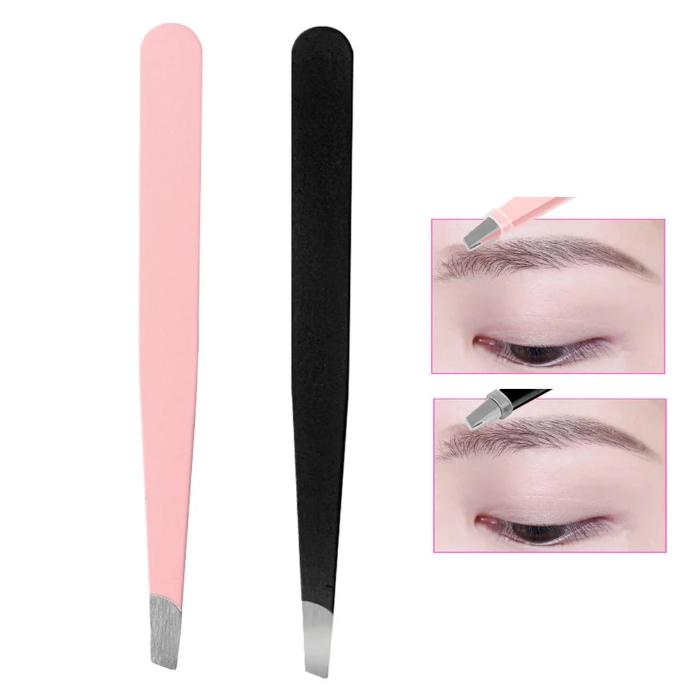 1PC Professional Eyebrow Eyelash Tweezer Hair Removal Stainless Steel Slant Tip Eye brow Removal Clip Woman Facial Makeup Tool
1PC Professional Eyebrow Eyelash Tweezer Hair Removal Stainless Steel Slant Tip Eye brow Removal Clip Woman Facial Makeup Tool