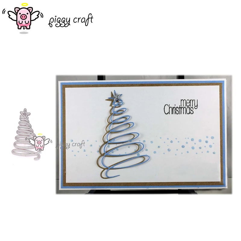 Piggy Christmas Tree Stencil Metal Cutting Dies Stencil for DIY Scrapbooking Album Embossing Paper Cards Making Decor Crafts Die
Piggy Christmas Tree Stencil Metal Cutting Dies Stencil for DIY Scrapbooking Album Embossing Paper Cards Making Decor Crafts Die