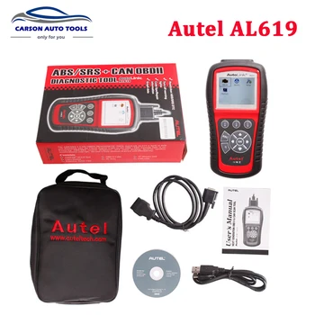 Original Autel Autolink AL619 ABS/SRS + CAN OBDII Diagnostic Scan Tool Turn off Check Engine Light clears codes resets monitors
Original Autel Autolink AL619 ABS/SRS + CAN OBDII Diagnostic Scan Tool Turn off Check Engine Light clears codes resets monitors