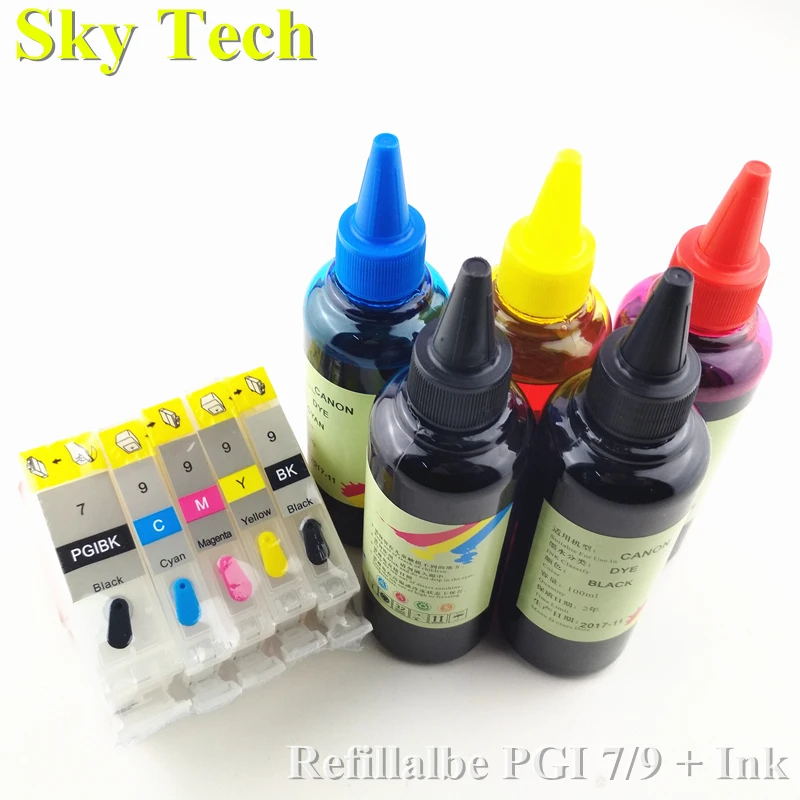 Quality Ink + Refillable Cartridges For PGI7 PGI9 , For Canon Pixma MX7600 IX7000 inkjet printer , With ARC chips
Quality Ink + Refillable Cartridges For PGI7 PGI9 , For Canon Pixma MX7600 IX7000 inkjet printer , With ARC chips
