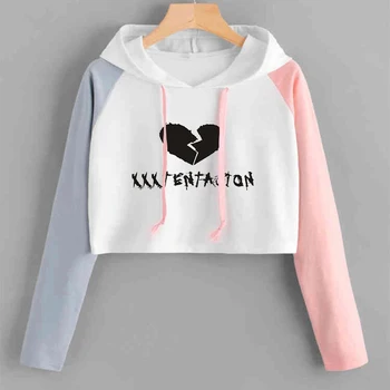 XXXtentacion hoodies Women South Side Serpents Spring/Summer Streetwear short Hoodie Sweatshirts Cartoon Print Tracksuit female
XXXtentacion hoodies Women South Side Serpents Spring/Summer Streetwear short Hoodie Sweatshirts Cartoon Print Tracksuit female