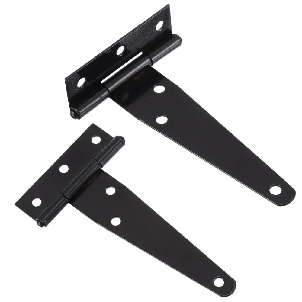 Iron Tee Hinge Black T hinges Cabinet Hinge Garden Shed 4-12inch Wooden Door Gate for Light Gates Doors Furniture Hardware
Iron Tee Hinge Black T hinges Cabinet Hinge Garden Shed 4-12inch Wooden Door Gate for Light Gates Doors Furniture Hardware