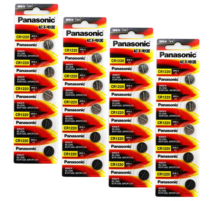 20PCS Panasonic CR1220 Button Cell Coin Batteries CR1220 Car Remote Control Electric Alarm 3V Lithium Battery
20PCS Panasonic CR1220 Button Cell Coin Batteries CR1220 Car Remote Control Electric Alarm 3V Lithium Battery