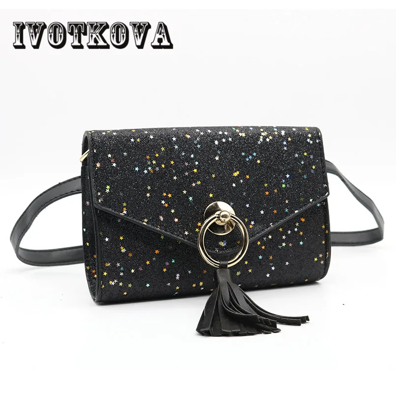 IVOTKOVA Shinny Girl Wait Packs Fashion Women Funny Bags Pu Leather Female Belt Bags New Tassel Chest Packs Messenger Purses
IVOTKOVA Shinny Girl Wait Packs Fashion Women Funny Bags Pu Leather Female Belt Bags New Tassel Chest Packs Messenger Purses