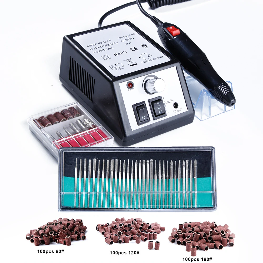 Electric Apparatus for Manicure Nail Drills Gel Cuticle Remover Milling Drill Bits Pedicure Machine Grinding Sanding Bands Set
Electric Apparatus for Manicure Nail Drills Gel Cuticle Remover Milling Drill Bits Pedicure Machine Grinding Sanding Bands Set