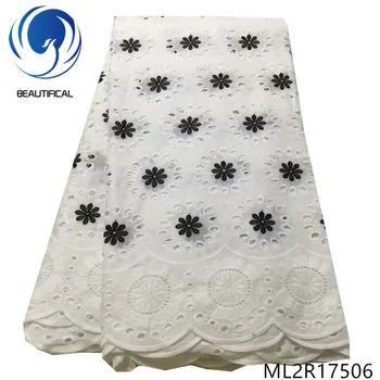 BEAUTIFICAL Voile laces fabrics Latest style nigerian dry cotton lace fabrics swiss lace embroidery for dress ML2R175 
BEAUTIFICAL Voile laces fabrics Latest style nigerian dry cotton lace fabrics swiss lace embroidery for dress ML2R175