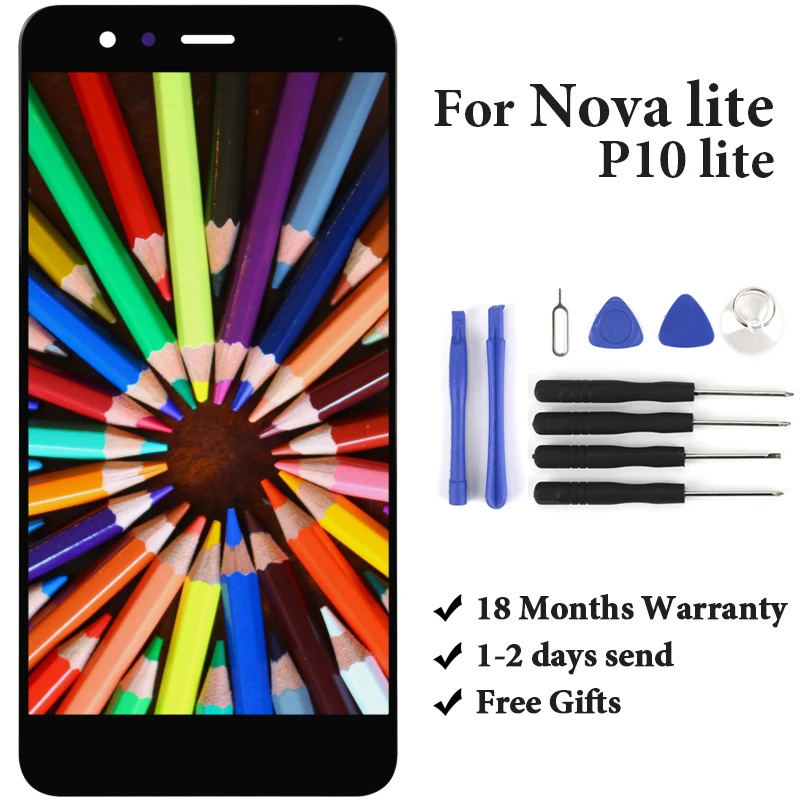 For P10 lite Nova lite LCD Display Assembly Replacement With Touch Screen WAS-LX2J WAS-LX2 WAS-L03T WAS-LX3 WAS-LX1A 5.2'
For P10 lite Nova lite LCD Display Assembly Replacement With Touch Screen WAS-LX2J WAS-LX2 WAS-L03T WAS-LX3 WAS-LX1A 5.2'